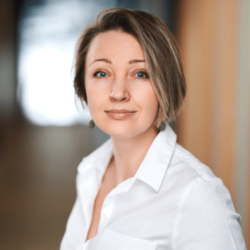 Iryna Kosareva | General Manager, Conscensia Lviv Portrait of Iryna Kosareva, General Manager of Conscensia Lviv, Ukraine.